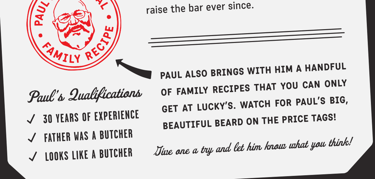 Paul The Butcher Copywriting